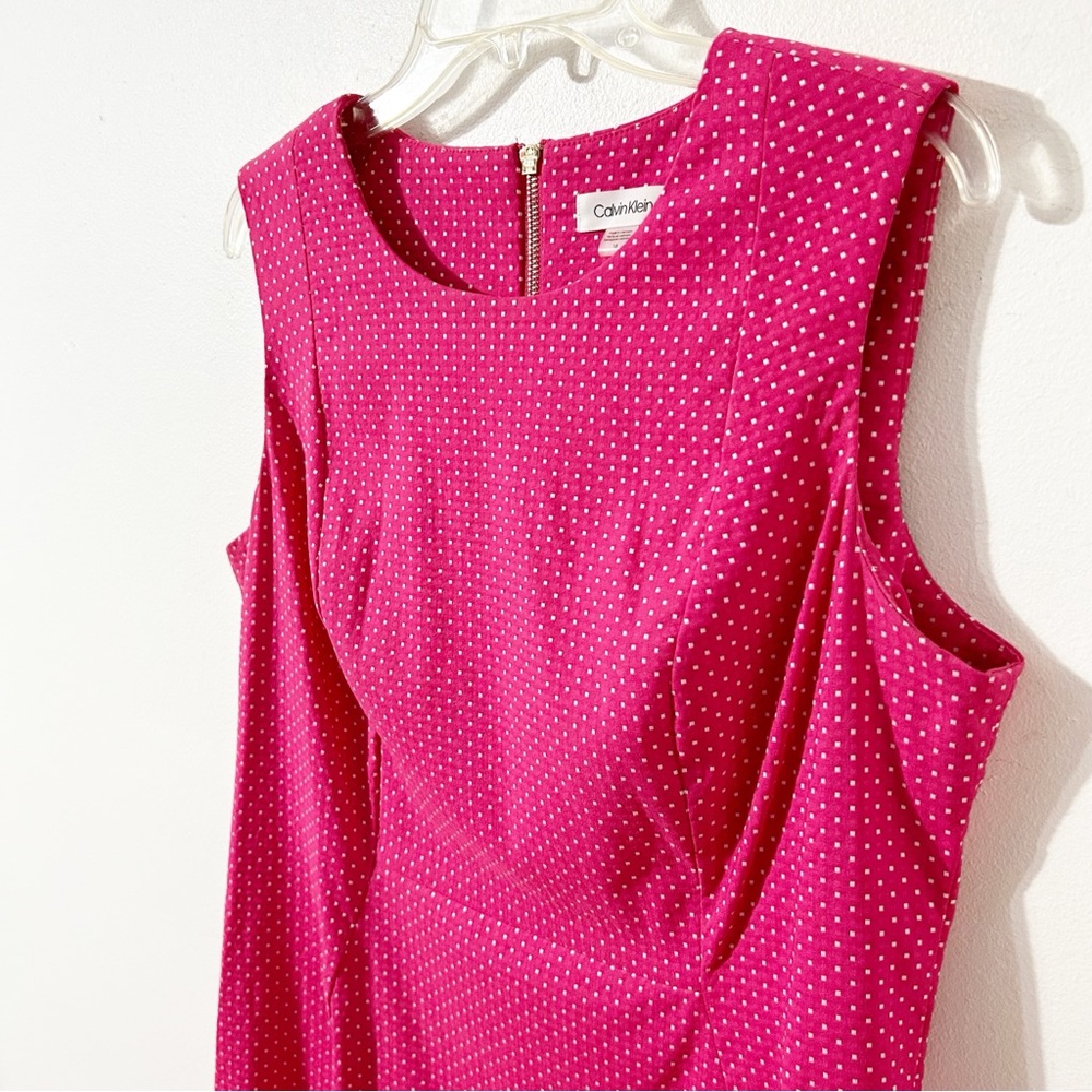 Calvin Klein Midi Rectangular Dot Sleeveless Shea… - image 3